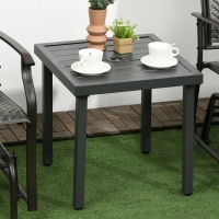 QDStores  Outsunny Steel Garden Side Table