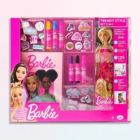 QDStores  Barbie Trendy Style Stationery Stickers and Doll Set