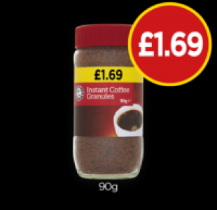 Instant Coffee Granules £1.69