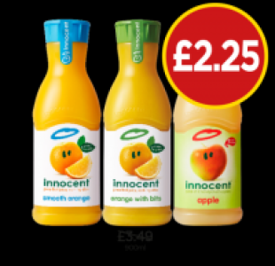 Innocent Smooth Orange, With Bits, Apple