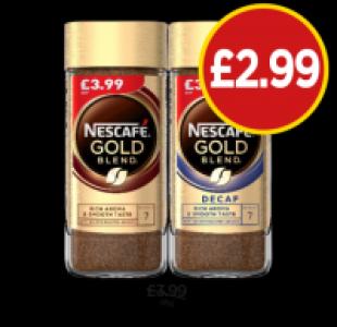 Budgens  Nescafe Gold Blend, Decaf