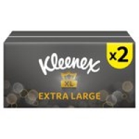 Ocado  Kleenex Extra Large Facial Tissues - Twin Box
