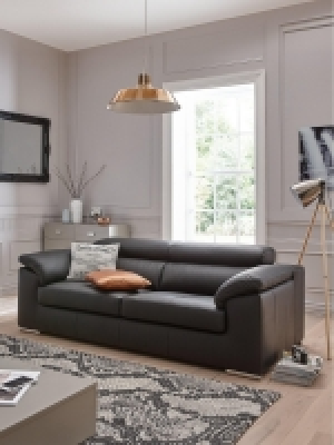 LittleWoods Very Home Brady 100% Premium Leather 3 Seater Sofa - FSC® Certified