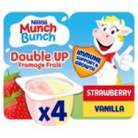 Morrisons  Munch Bunch Double Up Strawberry & Vanilla Fromage Frais