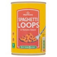 Morrisons  Morrisons Spaghetti Loops in Tomato Sauce