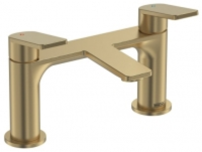 Wickes  Bristan Frammento Bath Filler Tap - Brushed Brass