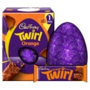 Cadbury Twirl Orange Traditional Chocolate Easter Egg