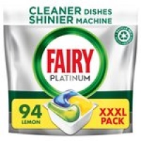 Ocado  Fairy Platinum All in One Lemon Dishwasher Tablets