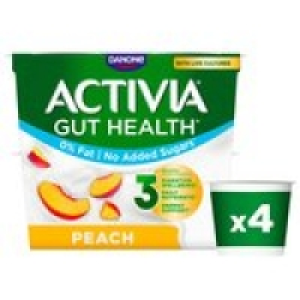 Morrisons  Activia Peach 0% Fat Yogurt