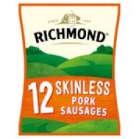Morrisons  Richmond 12 Skinless Pork Sausages