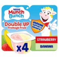 Morrisons  Munch Bunch Double Up Strawberry & Banana Fromage Frais