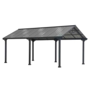 Sunjoy Steel Carport Eiger - 610Cm X 367Cm, Grey £1,442.99