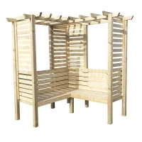 QDStores  Shire Clematis Pressure Treated Garden Arbour