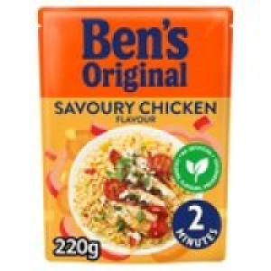 Bens Original Savoury Chicken Microwave Rice £1.39