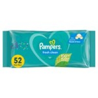 Morrisons  Pampers Fresh Clean Baby Wipes