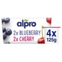 Morrisons  Alpro Blueberry & Cherry Yoghurt Alternative 