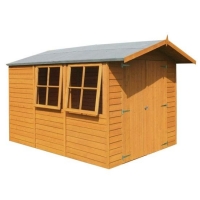 RobertDyas  Shire Overlap Shed with Double Doors - 10ft x 7ft