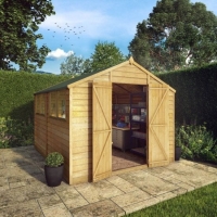 RobertDyas  Mercia Overlap Apex Apex Value Shed - 10 x 8ft