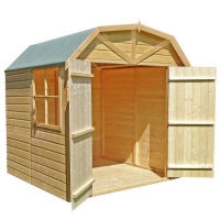 RobertDyas  Shire 7 x 7 T&G Wooden Garden Barn Shed