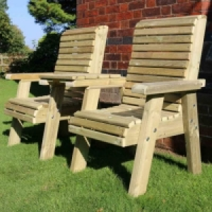 RobertDyas  Churnet Valley Ergo Love Seats Square