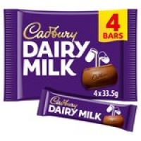 Morrisons  Cadbury Dairy Milk Chocolate Bar Multipack 4 Pack