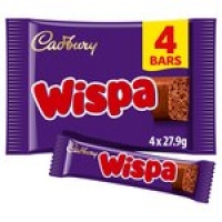 Morrisons  Cadbury Wispa Chocolate Bar 4 Pack Multipack