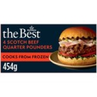 Morrisons  Morrisons The Best 4 Scotch Beef Quarter Pounders