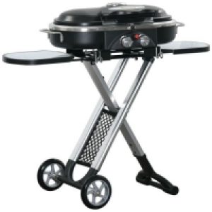 Outsunny Foldable 2 Burner Gas BBQ Grill Trolley £139.99