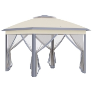 QDStores  Outsunny 330cm x 330cm Pop Up Canopy