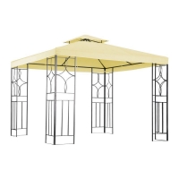 QDStores  Garden Gazebo by Wensum with a 3 x 3M Cream Canopy
