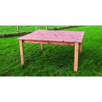 QDStores  Scandinavian Redwood Garden Square Table by Charles Taylor