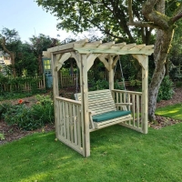 QDStores  Ophelia Garden Swing Seat by Croft - 2 Seats