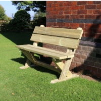 QDStores  Ashcombe Garden Bench by Croft - 2 Seats