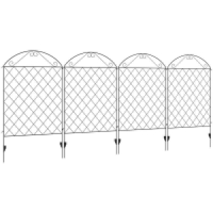 QDStores  Outsunny Decorative Garden Fencing