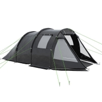 QDStores  Outsunny 3-4 Man Tunnel Tent