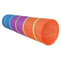 QDStores  Wensum Bright Pop Up Play Tunnel Indoor Outdoor Polyester