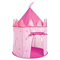 QDStores  Wensum Pink Princess Castle Play Tent Indoor Outdoor