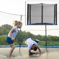 QDStores  Homcom 10Ft Trampoline Net Replacement Enclosure Black