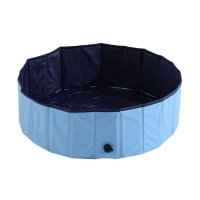 QDStores  Pawhut Diameter 100X30H cm Pet Swimming Pool-Blue
