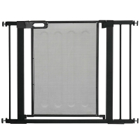 QDStores  PawHut Pressure Fit Safety Gate for Doors and Stairs