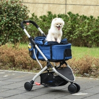 QDStores  PawHut 2 In 1 Foldable Dog Stroller