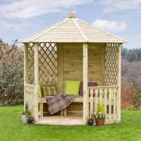 QDStores  Clifton Garden Gazebo by Zest with a Canopy