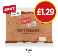Budgens  Jacks White Potatoes