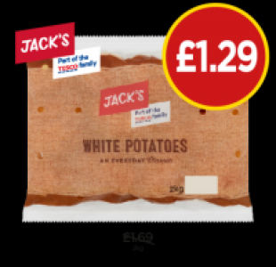 Jacks White Potatoes £1.29