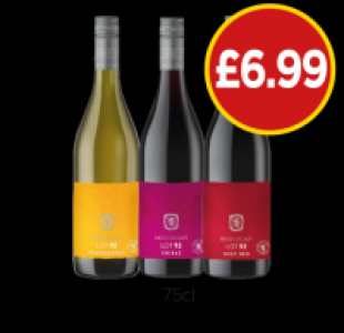 Budgens  McGuigan Lot 92 Chardonnay, Shiraz, Deep Red