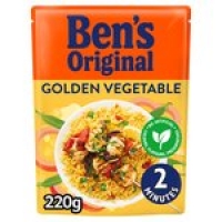 Morrisons  Bens Original Golden Vegetable Microwave Rice 