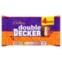 Morrisons  Cadbury Double Decker Chocolate Bar 4 Pack Multipack