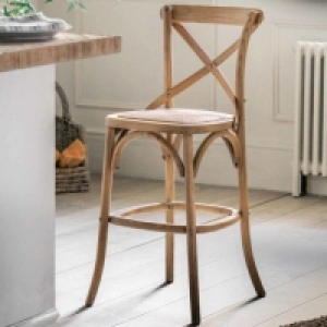 Gallery Direct Palma Stool Natural/Rattan Set of 2 £285.99