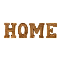 QDStores  Home Letters Wood with Embossed Pattern - 189cm