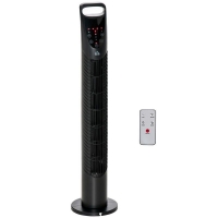 QDStores  Homcom Oscillating Tower Fan with Remote Control